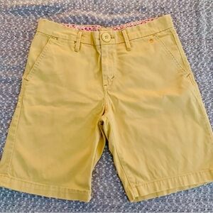 Levi's Vintage Yellow Flat Front Shorts Timeless Design